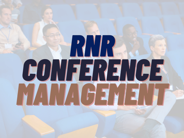 RNR Conference management