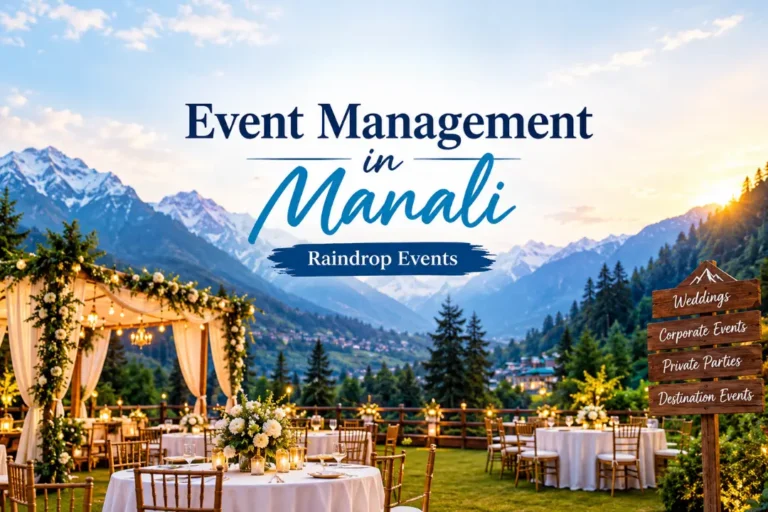 Raindrop Events in Manali